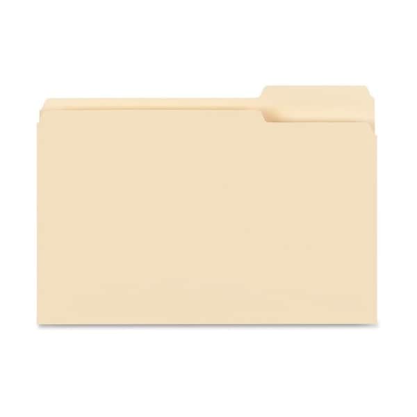 Business Source File Folders, 1/3Cut, 3/4in Exp, Lgl, POS 3, MLA, 100PK BSN99723 - main